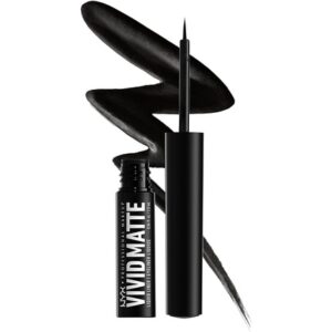NYX Professional Makeup Ultra-Pigmented Liquid Eyeliner Intense Matte Finish  Black 01