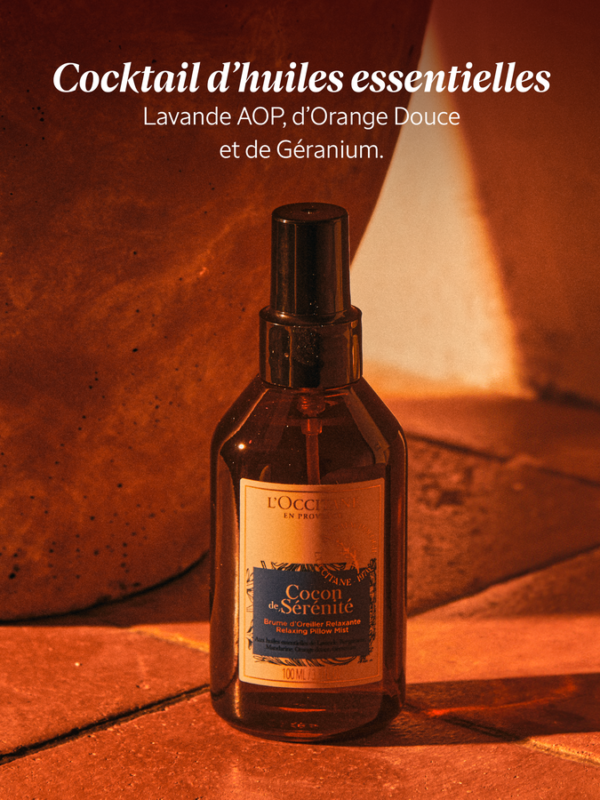L'OCCITANE Relaxing Pillow Mist 100ml Lavender Pillow Spray Blending Essential Oils Creating A Peaceful Night's Sleep Calm Sleep Mist
