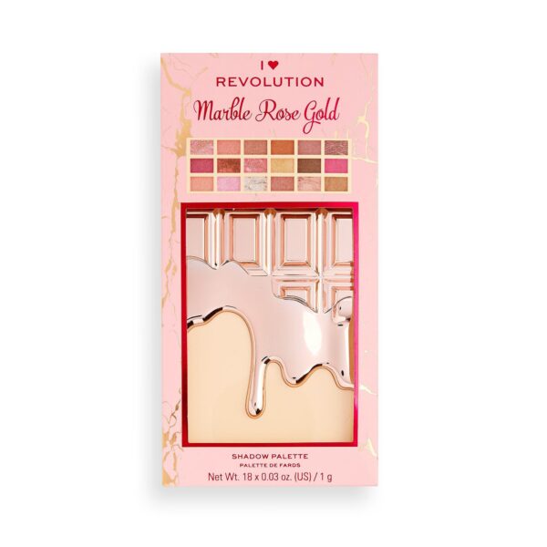 I Heart Revolution Eye Shadow Palette I Heart Chocolate Rose Gold Mixed 1 count