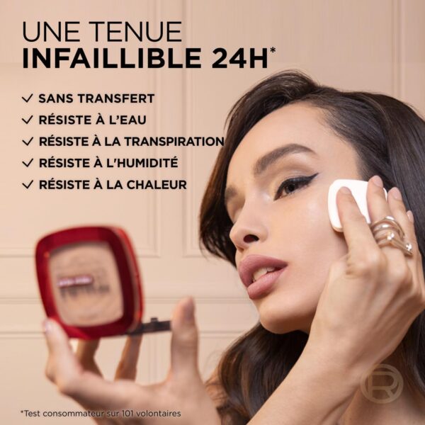 L'Oréal Paris - Infaillible 24H Fresh Wear Foundation In A Powder - 300 Amber