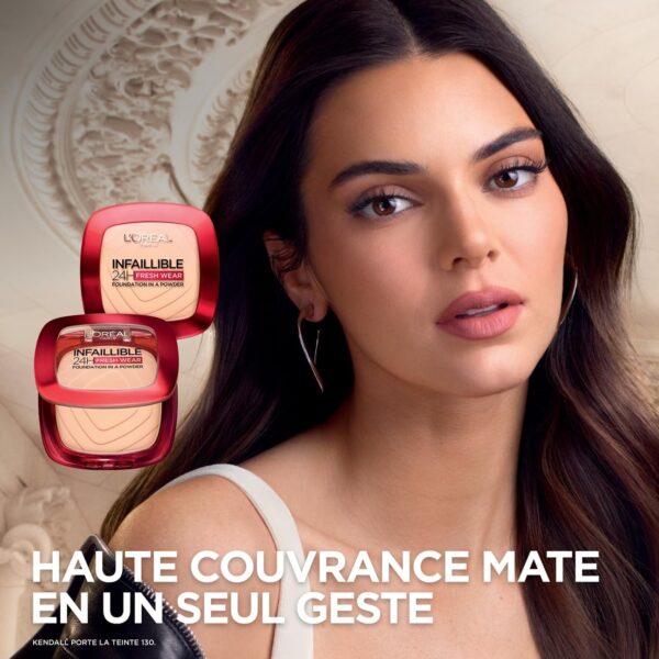 L'Oréal Paris - Infaillible 24H Fresh Wear Foundation In A Powder - 300 Amber
