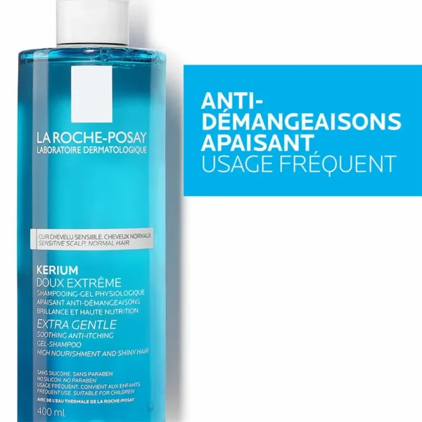 La Roche-Posay Kerium Physiological Soft Gel Shampoo 400ml