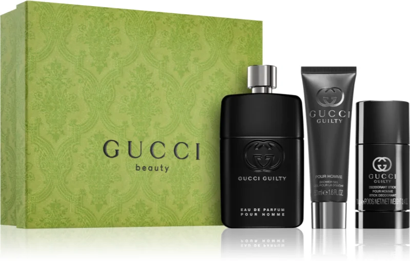 Gucci Guilty Pour Homme M Set EDT 90ml, Deo Stick 75ml, SG 50ml by Gucci