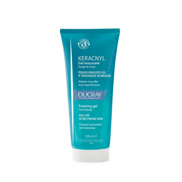 KERACNYL - Gel Moussant Anti-Imperfections Visage et Corps - Peaux à Tendance Acnéique
