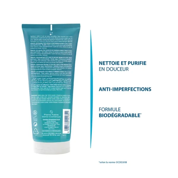 KERACNYL - Gel Moussant Anti-Imperfections Visage et Corps - Peaux à Tendance Acnéique