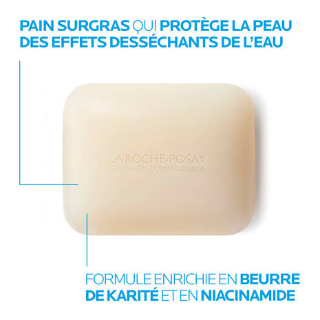 La Roche-Posay LIPIKAR SURGRAS - Pain Physiologique Anti-Dessèchement, 150g