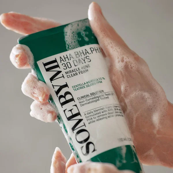 SOME BY MI AHA BHA PHA 30 Days Miracle Acne Clear Foam 100ML