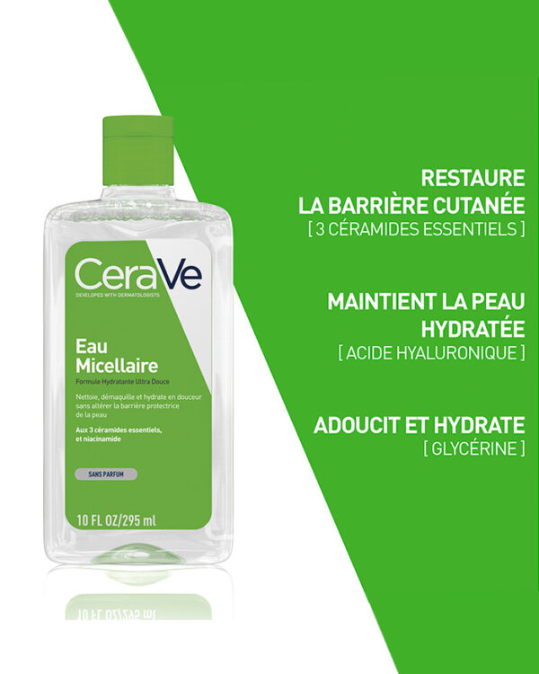 CeraVe Eau Micellaire pour tout type de peau 295ml