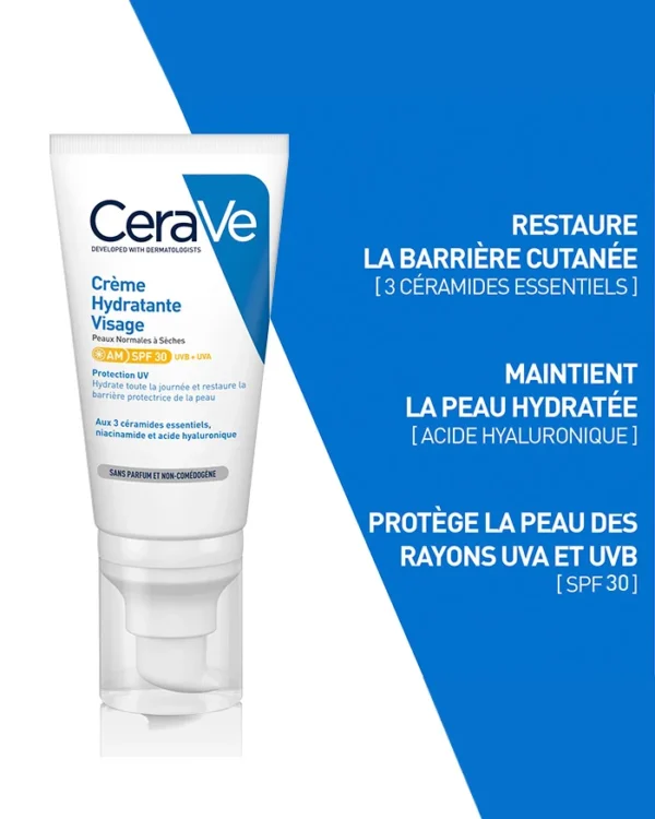 CeraVe Crème Hydratante Visage SPF30 52ml