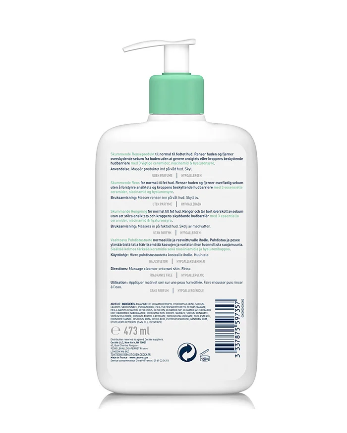 CeraVe Gel Moussant 473ml