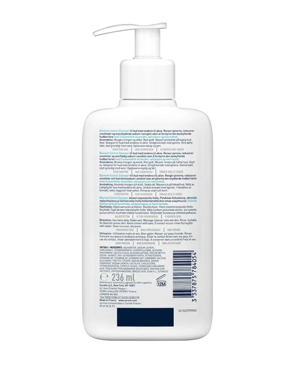 CeraVe Gel Moussant Anti-Imperfections - Peaux à Tendance Acnéique, 236ml