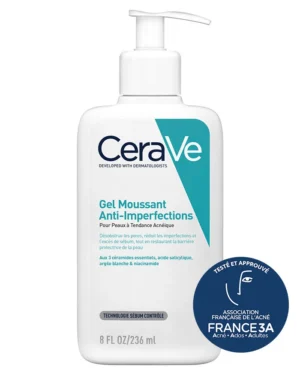 CeraVe Gel Moussant Anti-Imperfections - Peaux à Tendance Acnéique, 236ml