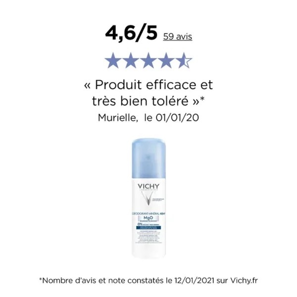 Vichy 48H Mineral Deodorant érosol 125ml